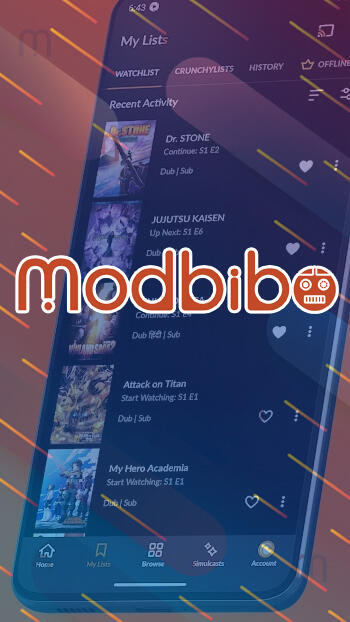 crunchyroll mod apk for android tv