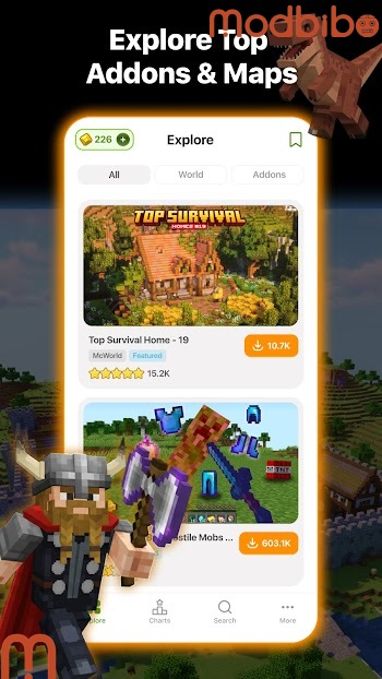 addons for minecraft apk download