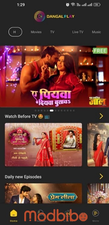 dangal play app mod apk