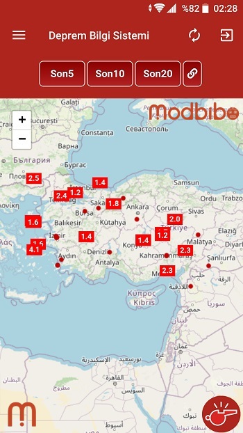 deprem bilgi sistemi apk free download