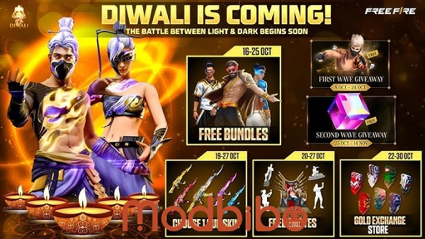 garena free fire diwali redeem code