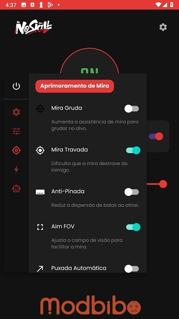 noskill sensi ff android
