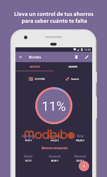 objetivo de ahorro apk new version