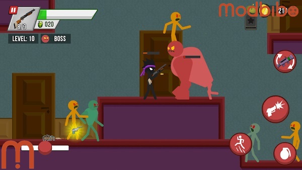 stick vs zombies mod apk android
