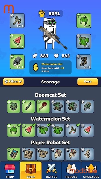 download game gun hero mod apk