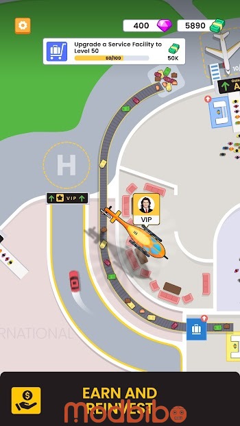 download idle airport empire mod apk