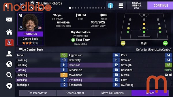 football manager 26 apk mod