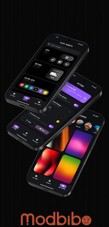 glass widgets mod apk