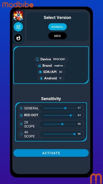 raistar macro fire ontap sensi apk android