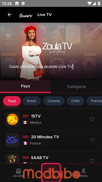 zoula tv for ios
