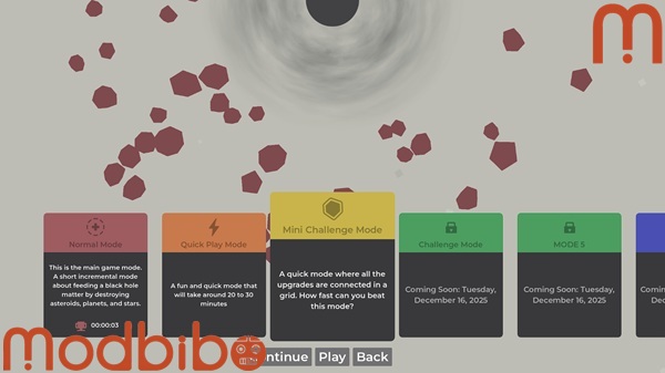 a game about feeding a black hole free