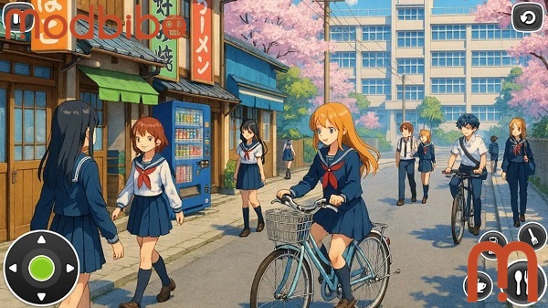 anime high school girl games apk android