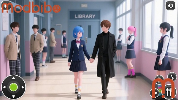 anime high school girl games apk game