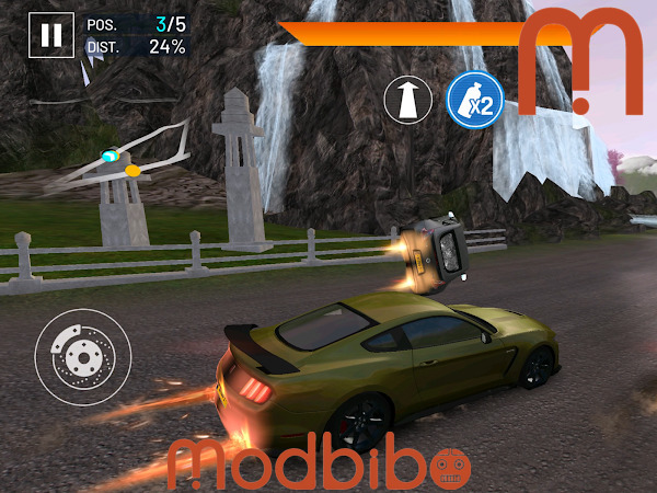 Asphalt Nitro 2 Mod APK unlocked all car