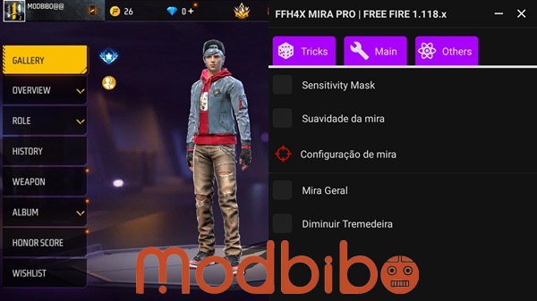 ffh4x mod menu apk
