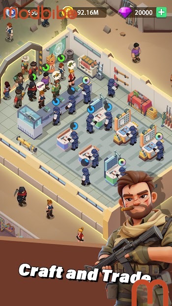 idle wasteland shop outpost apk android
