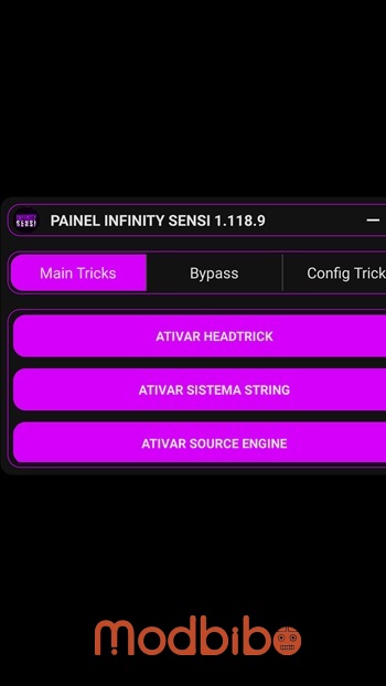 infinity sensi apk download
