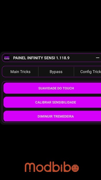 infinity sensi apk for android