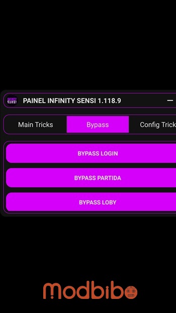 painel infinity sensi free fire