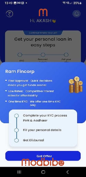 ram fincorp app is real or fake