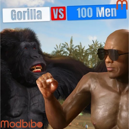 Gorilla vs 100 Men
