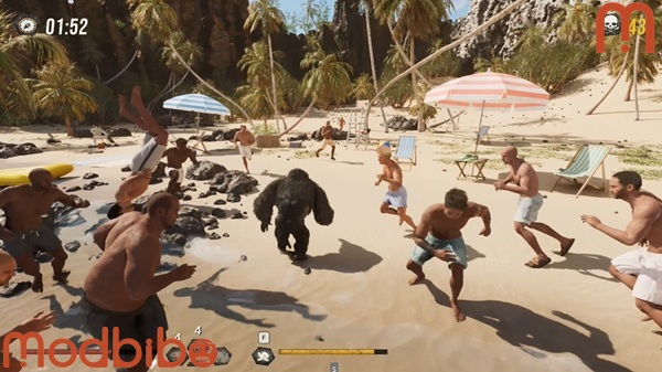 Gorilla vs 100 men game free