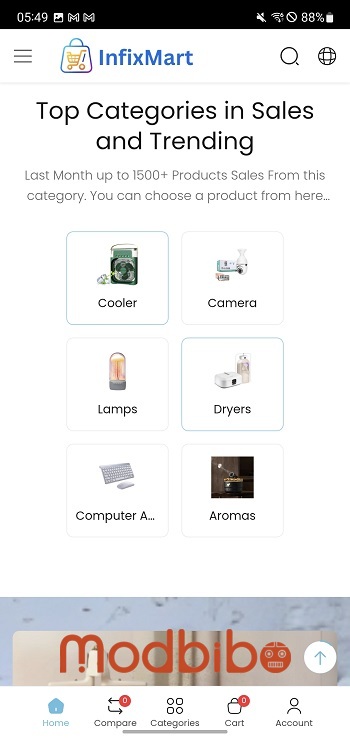 infixmart app for android