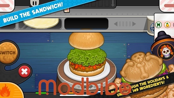 papa's cluckeria to go mod apk free