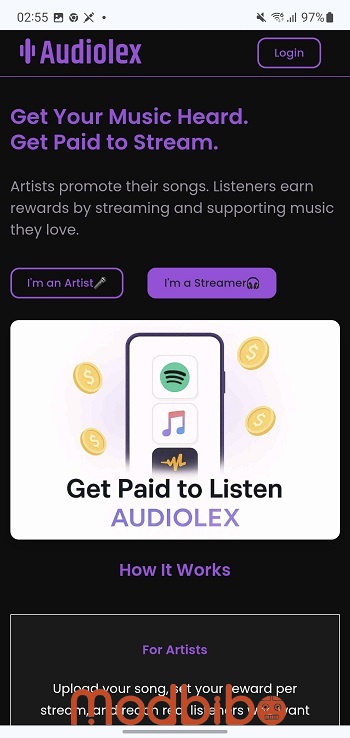 audiolex earning app download