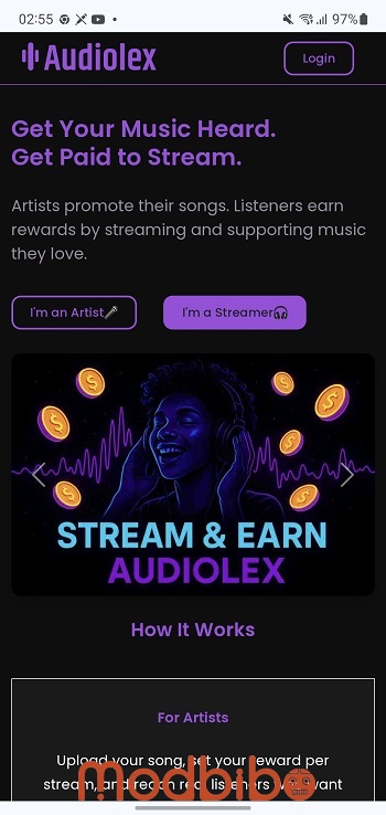 audiolex earning app login