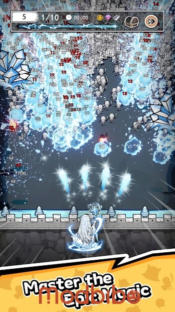 doodle magic wizard vs slime mod apk unlimited money