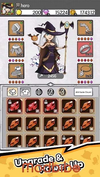 doodle magic wizard vs slime mod apk