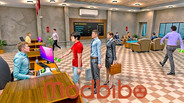 idle bank simulator money game mod apk latest version