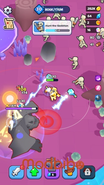 xp hero mod apk unlimited money and gems