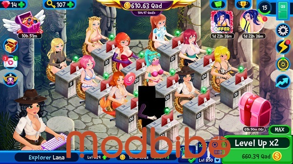 Fap CEO MOD Apk Todos los Personajes