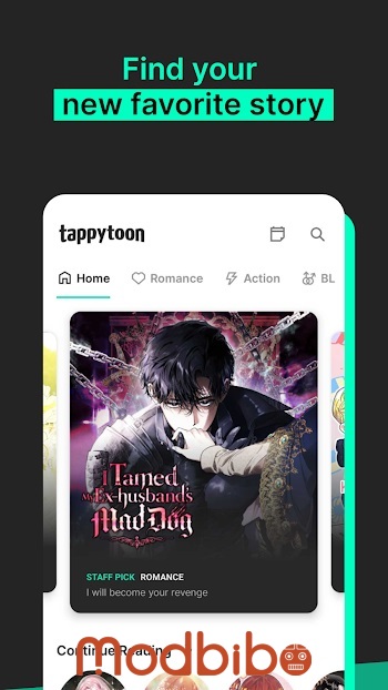tappytoon comics webtoons mod apk