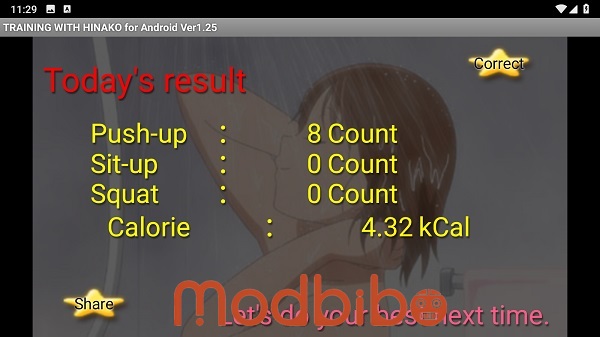 entrenamiento con hinako apk última versión