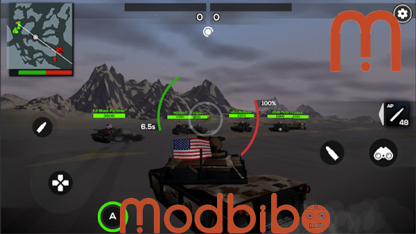 Poly Tank 2 Mod APK mobile