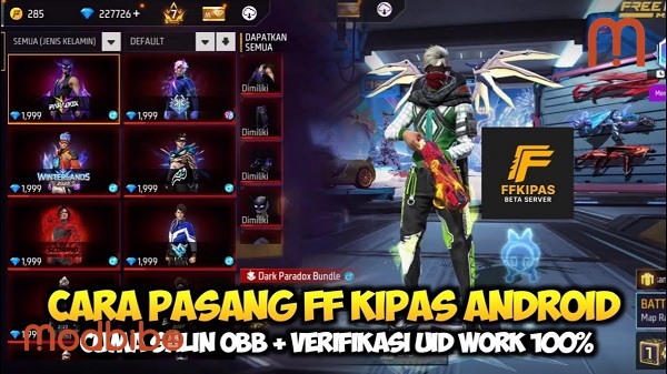 ff beta kipas apk free fire download