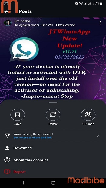 jtinstagram jimtechs editions apk android