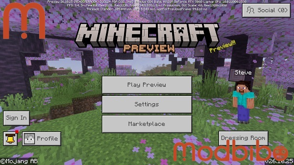 minecraft pe 1261025 apk download