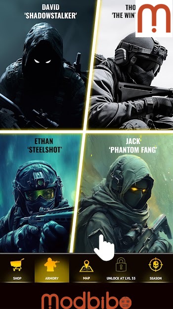 sniper area mod apk unlimted money