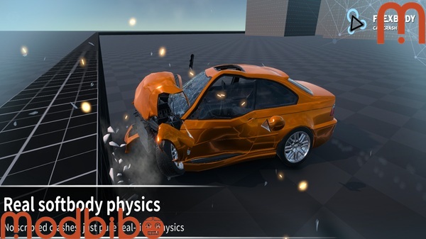 flexbody car crash soft body