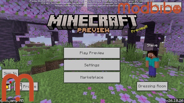 minecraft 1261004 apk update
