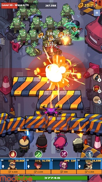 zombie idle defense best weapons