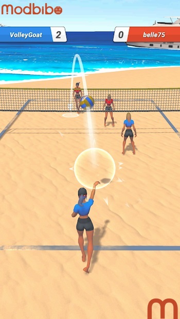 beach volley clash apk game
