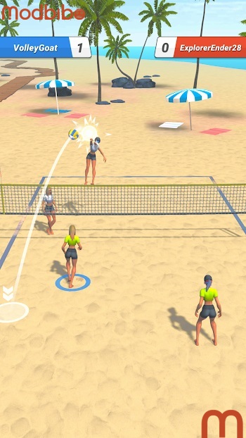 beach volley clash apk mobile