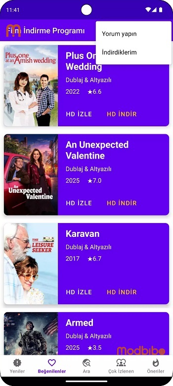 film indirme program apk android