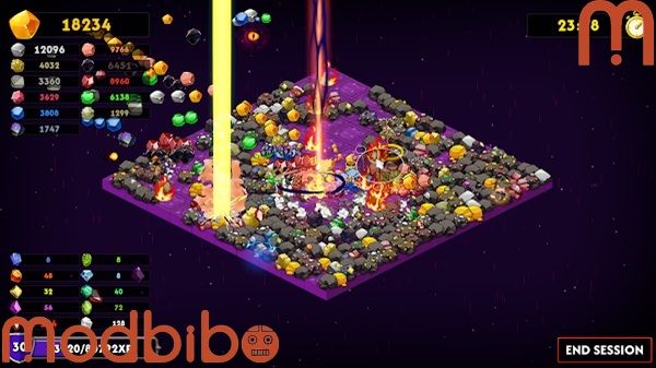 keep on mining worlds