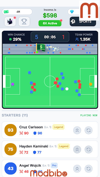 sport star idle mod apk update